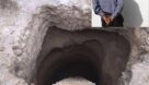 دستگیری حفار غیر مجاز در خورگام پس از حفر گودالی به عمق ۱۵ متر